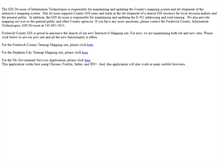 Tablet Screenshot of gis.co.frederick.va.us